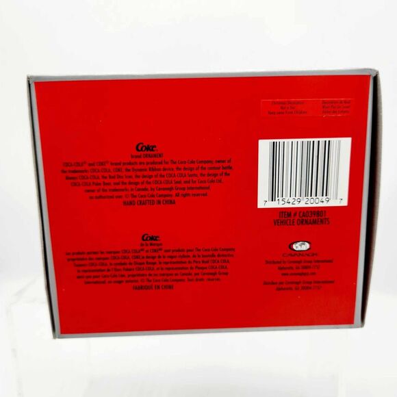 Coca-Cola Coke 2000 Platinum Series Collection Christmas Ornament Delivery Truck - Picture 7 of 7